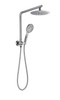 Montella Shower Rail Set Brushed Nickel (250mm Shower Head)