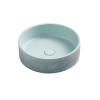Perugia 390x120mm Round Concrete Basin (Inc. Waste) Pastel Mint