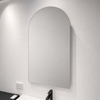 ARIA ARCH SIDE HINGED MIRROR CABINET - 500 x 900mm