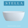 STELLA FREESTANDING BATH - MATTE WHITE