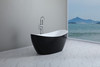 EVIE FREESTANDING BATH - MATTE BLACK