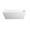 AVIS BACK TO WALL BATH - GLOSS WHITE