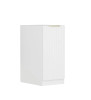 BONDI LAUNDRY 415 FLUTED WHITE BASE CABINET