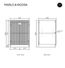 MARLO LAUNDRY BASE CABINET - MATTE BLACK 630