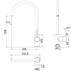 Hali Kitchen Mixer Black Matt