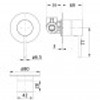Hali Wall Mixer Chrome