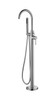 OTUS FREE STANDING BATH MIXER BRUSHED NICKEL