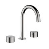 Tana 1/4 Turn Basin Tap Set Brushed Nickel