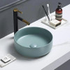 Luna 346mm Counter Top Basin - Matte Green