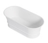 HARRINGTON FREESTANDING BATH 1700 MATTE WHITE 