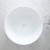 COMO GROOVE FREESTANDING BATHTUB MATTE WHITE 1280MM