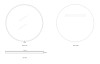 London Black Metal Frame Mirror 700mm
