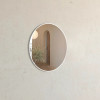 London White Metal Frame Mirror 700mm