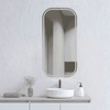 LED NEWPORT 900(H)x450(W) FRAMELESS MIRROR SOFT SQUARE