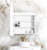 LED ARCHIE SHAVING CABINET 900(H)x600(W) - MATTE WHITE 