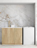 LAUNDRY BASE CAB KIT - 1060mm - BYRON/BONDI NATURAL OAK