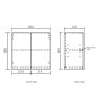 LAUNDRY KIT MINI - 650mm - BYRON/BONDI NATURAL OAK