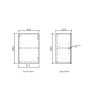 LAUNDRY KIT 1715mm - BYRON/BONDI NATURAL OAK