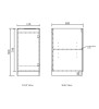 LAUNDRY KIT 1715mm - BYRON/BONDI NATURAL OAK