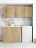 LAUNDRY KIT 1715mm - BYRON/BONDI NATURAL OAK