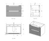 BYRON FLUTED VANITY WOODLAND OAK