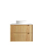 BYRON FLUTED VANITY WOODLAND OAK