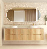 BYRON FLUTED VANITY WOODLAND OAK