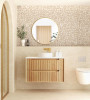 BYRON FLUTED VANITY WOODLAND OAK