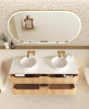 BYRON FLUTED VANITY WOODLAND OAK