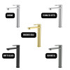 Sora SS Highrise Basin Mixer In Brushed Nickel