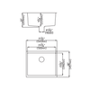 QKS5445-MB MATTE BLACK UNDERMOUNT KITCHEN SINK
