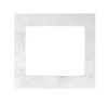 LAUNDRY STONE TOP 650MM - CLOUDY CARRARA