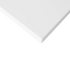 LAUNDRY STONE TOP 650MM - PURE WHITE - NO HOLE