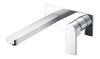 FLORES WALL BASIN/BATH MIXER WITH SPOUT - CHROME