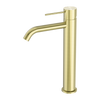 MECCA TALL BASIN MIXER BRUSHED GOLD