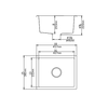 QKS3845-MB MATTE BLACK OVER/UNDERMOUNT KITCHEN SINK