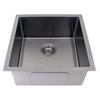 GUN METAL UNDERMOUNT SINGLE BOWL SINK 31L
