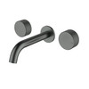 Soko 1/4 Turn C/D Wall Basin Set - Gun Metal