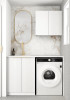LAUNDRY KIT 1305mm - BONDI WHITE FLUTED
