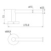 OTUS TOILET ROLL HOLDER CHROME