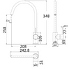 HALI SINK MIXER - BRUSHED GOLD