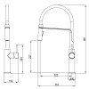 HALI MULTIFUNCTION PULL OUT SINK MIXER - CHROME