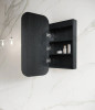 LED NEWPORT SHAVING CABINET 900(H)x450(W) - BLACK OAK