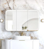 LED NEWPORT SHAVING CABINET 1200(W)x750(H) - MATTE WHITE