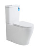 ZEUS RIMLESS TORNADO BACK TO WALL SUITE - GLOSS WHITE