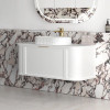 HAMPSHIRE 1200MM SATIN WHITE WALL HUNG CURVE VANITY (12TH & NTH ONLY) HAMPSHIRE 1200MM SATIN WHITE WALL HUNG CURVE VANITY (12TH & NTH ONLY)