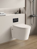 AVERY RIMLESS TOILET WALL HUNG PAN - GLOSS BLACK