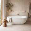 OLIVIA FREESTANDING BATH NO OVERFLOW - GLOSS WHITE