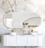 LED NOOSA 1800x750mm GOLD METAL FRAME MIRROR