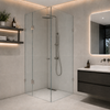 Frameless Shower Screen Kits Hinge Door Chrome